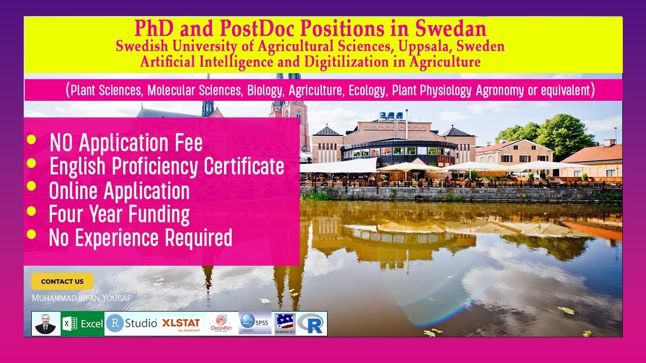 Fully Funded Postdoc in Pest & Pollinator Management in Swedish | Part-41