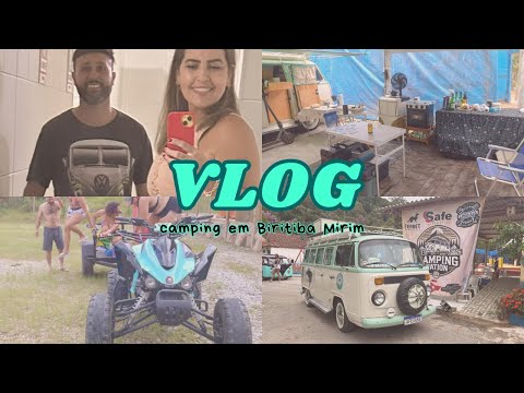 VLOG DE VIAGEM: Camping em Biritiba Mirim. Passeio de quadriciclo e piscina com ondas!