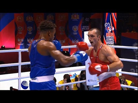 Quarterfinals (91kg) GADZHIMAGOMEDOV MUSLIM (RUS) vs CLARKE CHEAVON (ENG) /AIBA World 2019