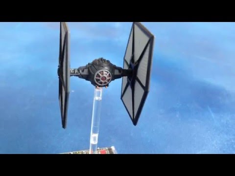 The Cardboard Dungeon: X-Wing Ship Review - TIE/fo Fighter