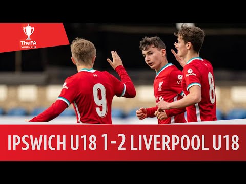 Ipswich U18 vs Liverpool U18 (1-2) | Super-sub Frauendorf! | FA Youth Cup Semi-Final Highlights