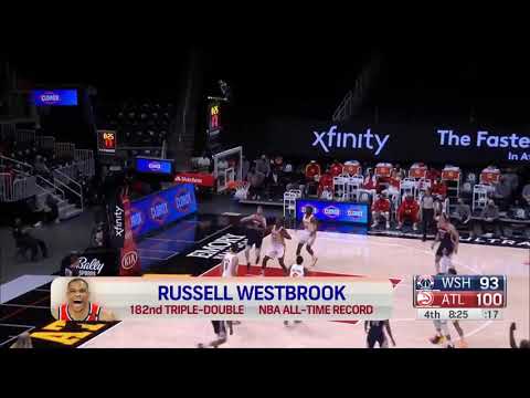 RUSSELL WESTBROOK MAKES NBA HISTORY!! MOST TRIPLE DOUBLES EVER