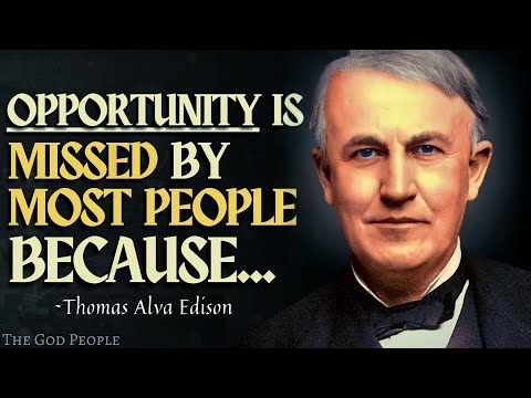 Top 20 Most Famous Thomas A. Edison Quotes (BEST) 😎💖