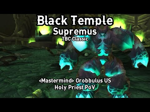 PTR Supremus | Black Temple | World of Warcraft Classic TBC | Holy Priest PoV