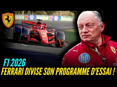 FERRARI DÉVOILE SON PROGRAMME D'ESSAI : HAMILTON ET LECLERC JUBILE !
