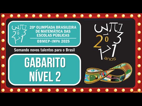 Vídeo: Resultado 2 fase OBMEP 2025: consulta e notas
