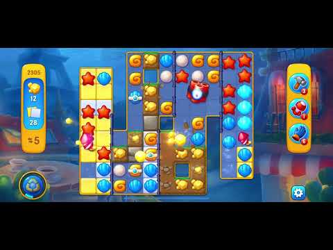 Fishdom 2305 - Hard Level (11 Moves)