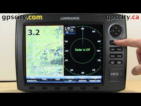 Man Overboard in the Lowrance HDS 10 Generation 2 with GPS City