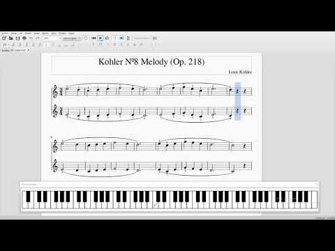 Kohler Nº8 (Melody) Op.218