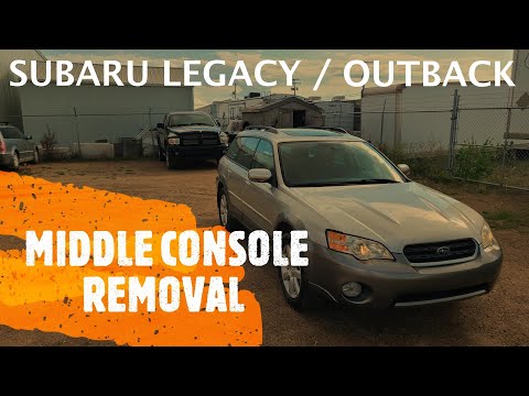 Subaru Legacy Outback - MIDDLE / CENTER CONSOLE REMOVAL (2003 - 2009)