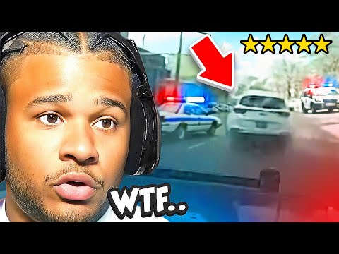 5 Star Police Chase Ends in SUV Crash Into Frozen Creek..