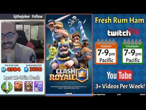 Clash Royale // ZAP BAIT GOBLIN BARREL // Grand Challenge Deck Guide