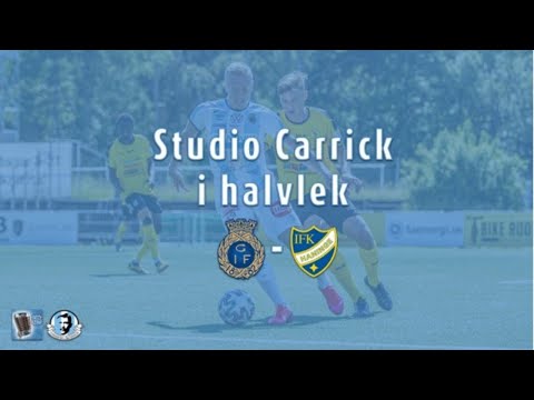 Studio Carrick i halvlek mellan Gefle IF - IFK Haninge med Josef C och Daniel Theorin