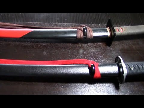 Tying Sageo so that it's shorter for use