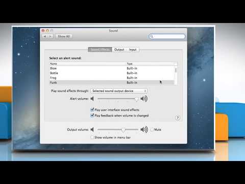How to view the Sound icon in the Menu bar of Mac® OS X™ :Tutorial