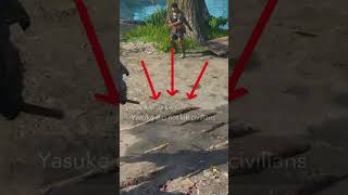 Yasuke &amp; Naoe civilian kill prompts in Assassin&#39;s Creed Shadows