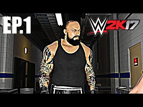 WWE 2K17 MYCAREER MODE- EP.1- THE ICEMAN'S DEBUT- MIXED TAG TEAM MATCH AGAINST BROCK LESNAR!!!!