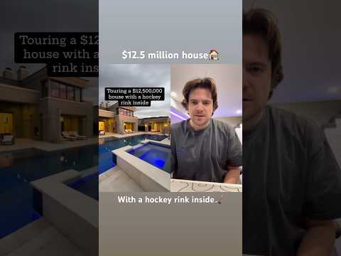 $12.5 Million House with a Hockey Rink Inside🏠🏒
