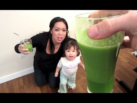 HEALTHY GREEN JUICE FOR THE FAMILY! - February 03, 2014 - itsJudysLife Vlog