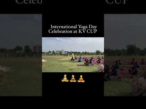 21/06/24 को केवी सेंट्रल यूनिवर्सिटी ऑफ पंजाब, घुद्दा में अंतर्राष्ट्रीय योग दिवस समारोह