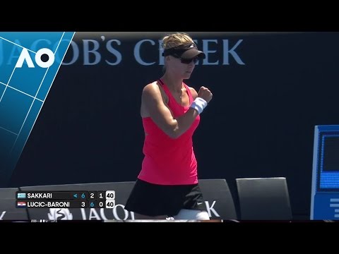 Sakkari v Lucic-Baroni match highlights (3R) | Australian Open 2017