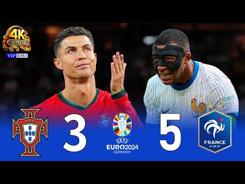 Portugal 0 [3-5] 0 France 4K UHD Euro 2024 Extended Highlights
