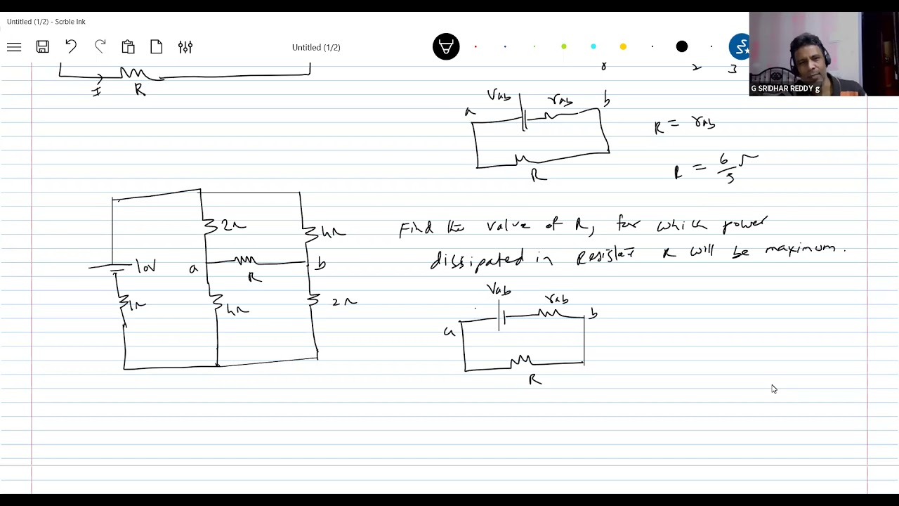 numericals on maximum power transfer