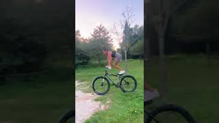Girl Jumps Of Bicycle