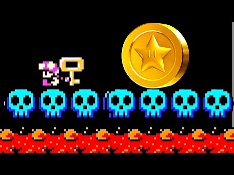 Super Mario Maker 2 🔧 Bonehead Bunker 100% + Cake 🔧 Supernova #5YMM