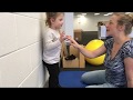 Ella Practicing Balance