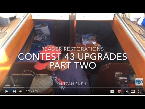 DIY upgrades to a Contest 43 yacht – PART TWO