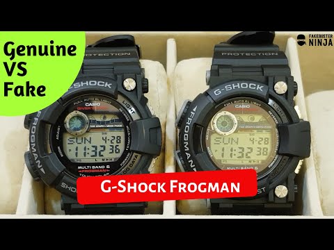 G-Shock Frogman Genuine VS Fake Comparison 2019