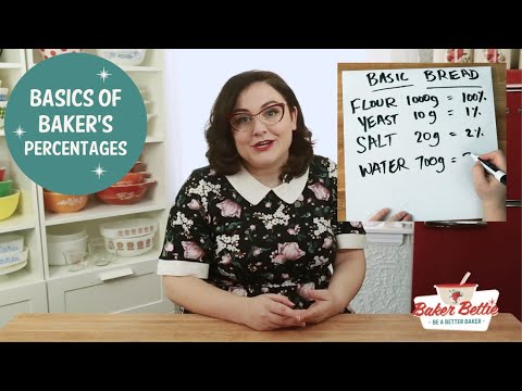 Breaking Down Baker's Percentages | Baker's math, dough hydration, baking formulas