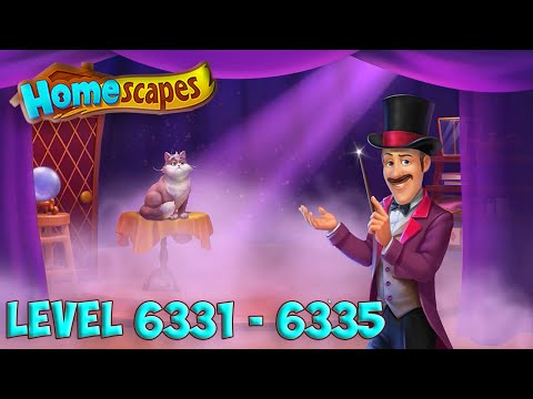 Homescapes level 6331 - 6335 🏡 Playrix HD 👋😘✌️