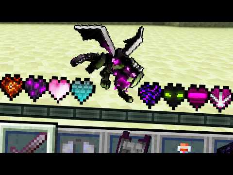 Minecraft but I have Dragon Hearts
