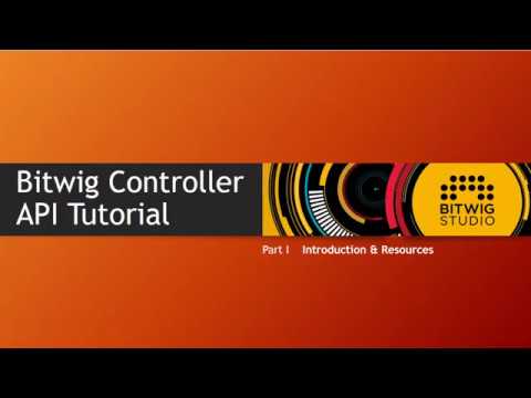 The Bitwig Controller API #1: Introduction & Resources