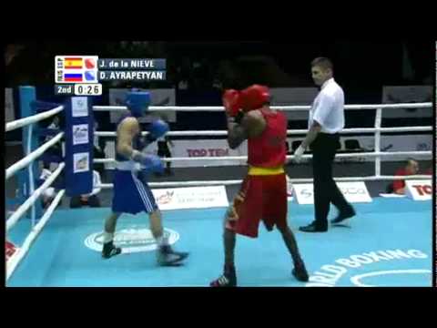 Light Fly (46-49kg) QF - de la Nieve Jose (ESP) VS Ayrapetyan David (RUS) -2011 AIBA World Champs