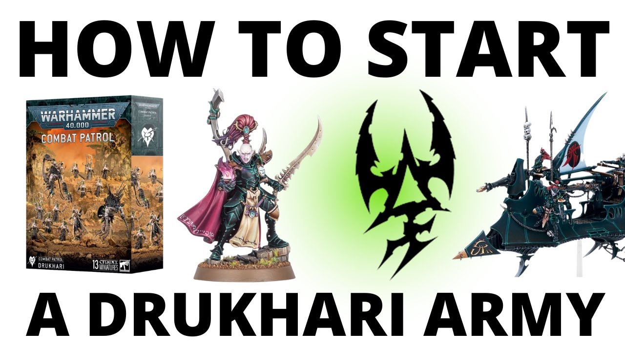 How to Start a Drukhari Army in Warhammer 40K - Beginner Guide to Start Dark Eldar