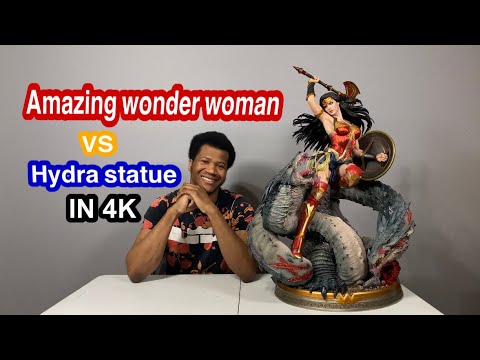 Wonder Woman VS Hydra Statue by Prime 1 Studios Unboxing and review