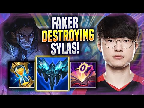 FAKER DESTROYING WITH SYLAS! - T1 Faker Plays Sylas MID vs Akali! | Season 2022