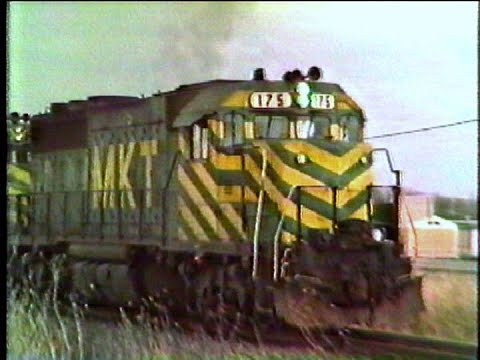 MKT Diesel Action Along Denton HWY 377 Fall of 1984