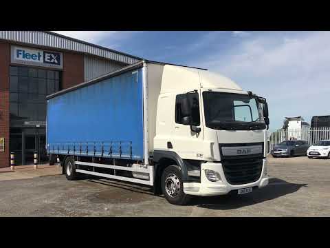 2015 DAF FA CF220 *EURO 6* 18 TONNE CURTAINSIDER LN15 KUX