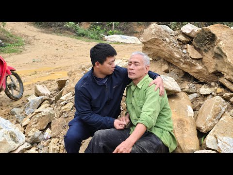 The old man, braving the rain and wind to find Milu, nearly suffered a stroke on the way.