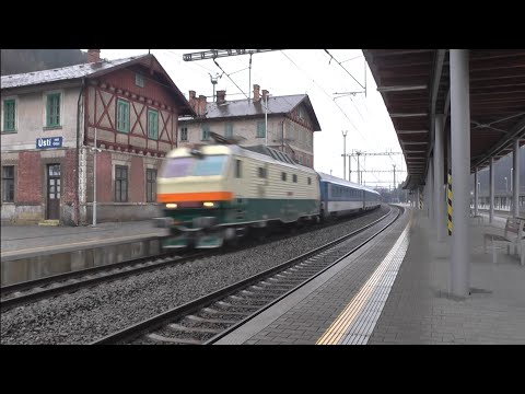 ČD 151.023 - Průjezd vlaku Ex 148 Hukvaldy - Ústí nad Orlicí, 9.4.2016