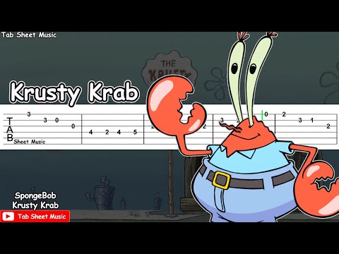 SpongeBob - Krusty Krab Theme Guitar Tutorial Video