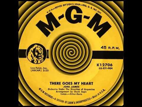 THERE GOES MY HEART, Joni James, (MGM #12706) 1958