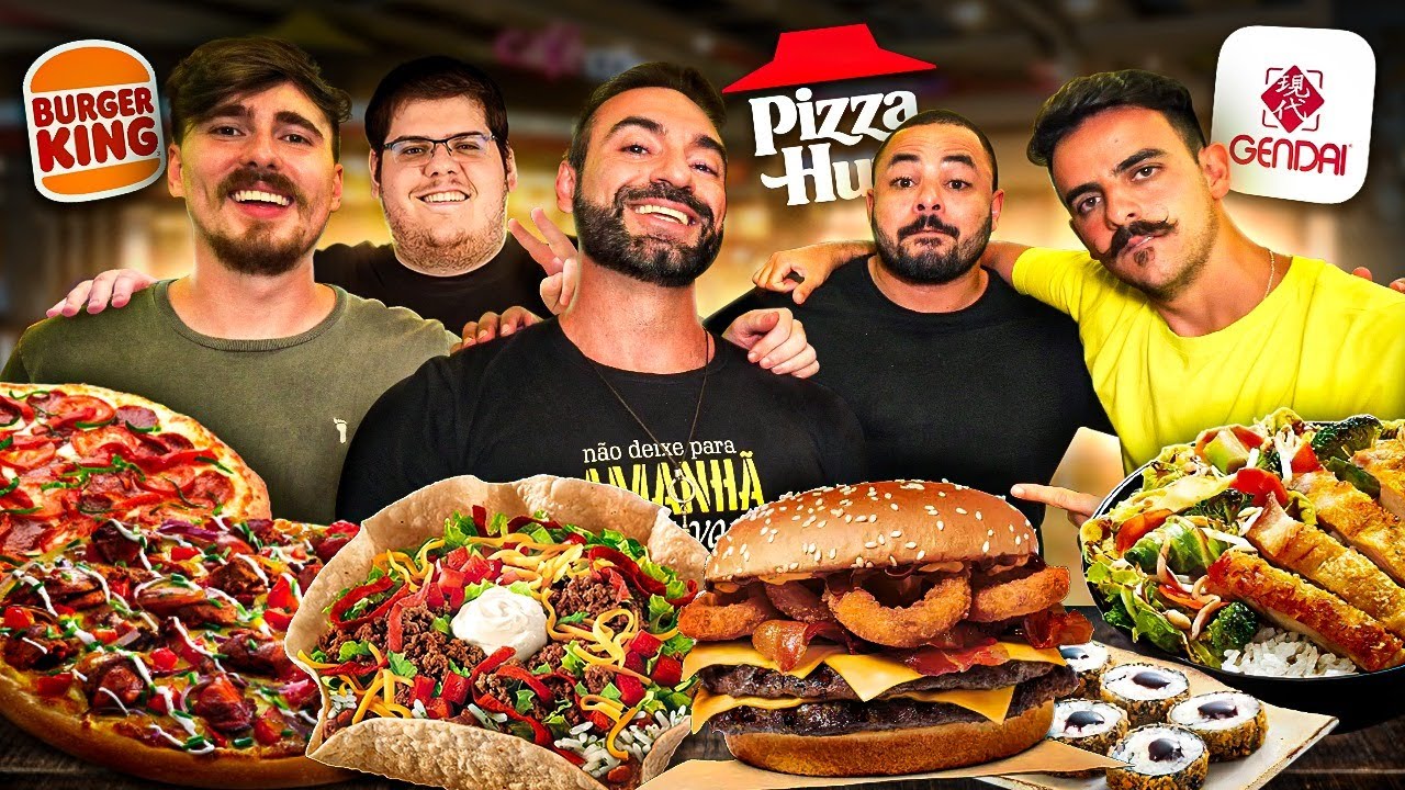 PEDI TUDO DA PRAÇA DE ALIMENTAÇÃO - Missão Casimiro 2.0