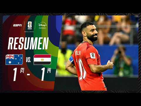 Resumen Australia vs Egipto