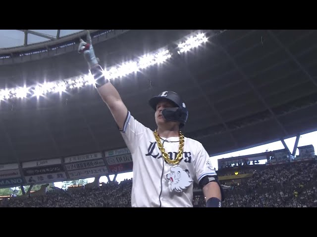 【2回裏】2桁アーチ到達!! ライオンズ・ネビン レフトへ確信の先制ソロホームラン!! 2025年7月21日 埼玉西武ライオンズ 対 福岡ソフトバンクホークス