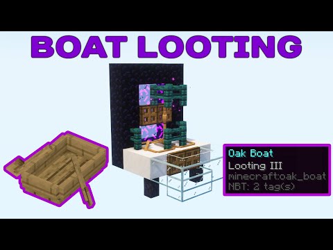 What is B O A T Looting? | Java Minecraft 1.17 - 1.20.1*